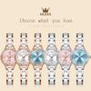 OLEVS Watch Gift Watch for Pink Women's - Popular, Cute, Ceramic, Diamond, Quartz, Waterproof, Luminous, Women,