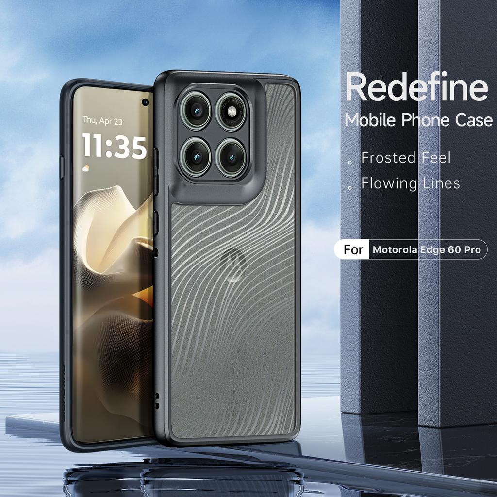 For Motorola Edge 60 Pro 5G Case DUX DUCIS Aimo Series TPU+PC Matte Drop-proof Phone Cover (REACH Certification)