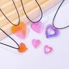 Heart Shape Earring Pendant Silicone Mold Diy Love Series Keychain Epoxy Resin Mold Valentine'S Day Jewelry Making Accessories