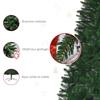 Artificial Christmas Tree 240H cm 1499 Branches Needles Nordmann Imitation Highly Realistic Green