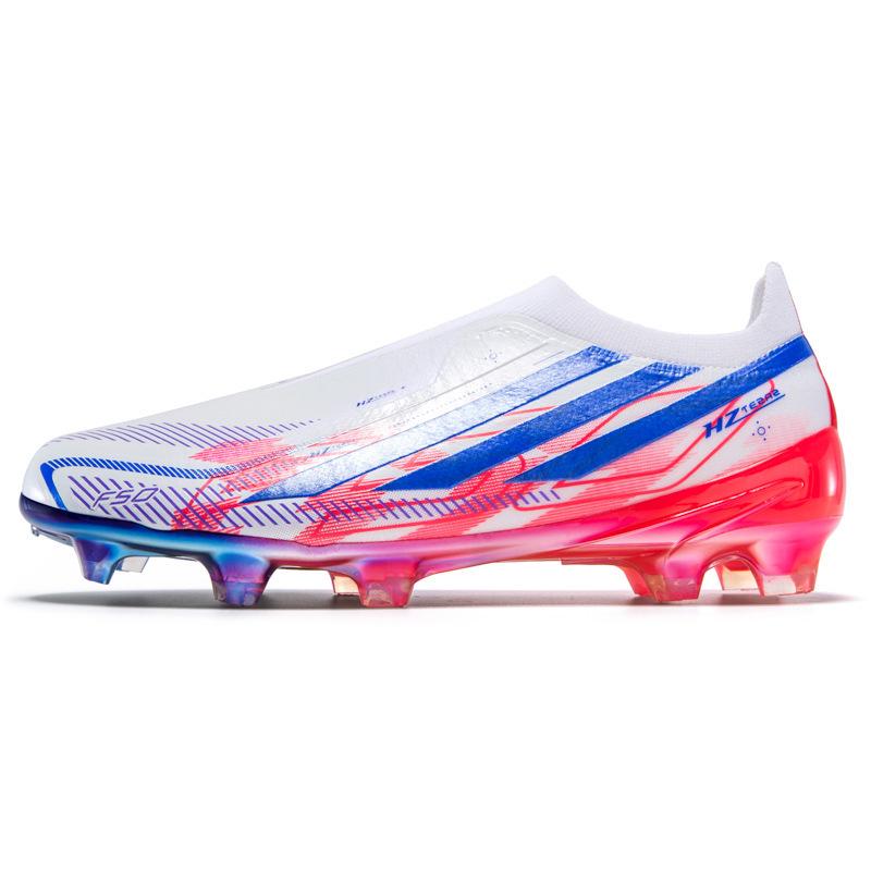 Scarpe da Calcio Basse Elettroplaccate per la Coppa del Mondo per Uomo e Donna con Tacchetti Lunghi per Allenamento sull'Erba