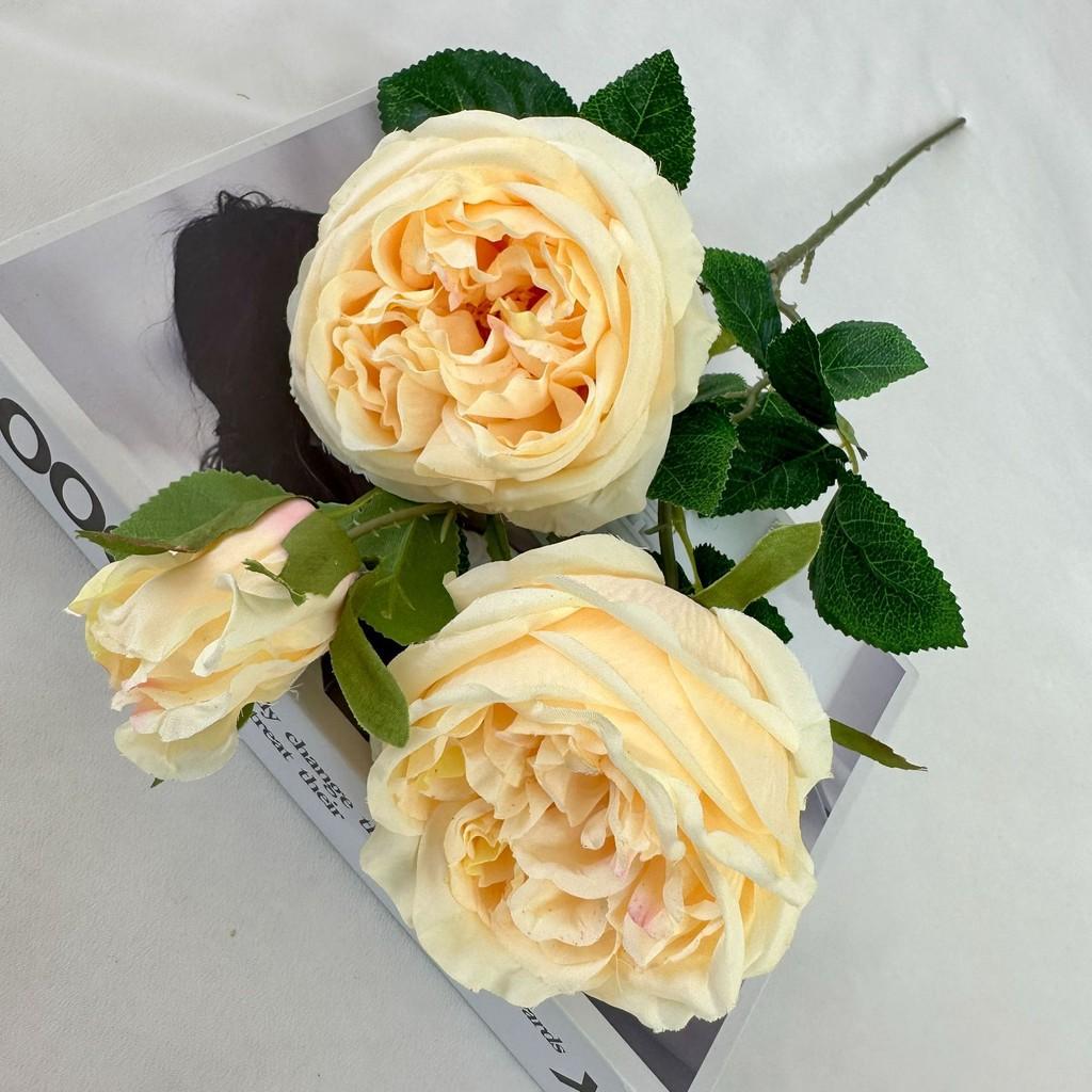 Flower Artificial Rose Wedding Hotel Restaurant Room Decoration Ornament Desktop