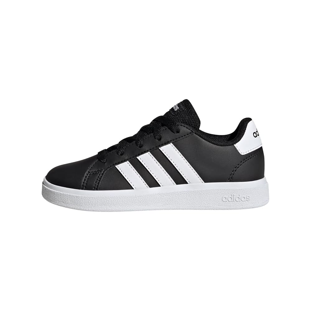 Adidas Kids Grand Court 2.0 Sneakers Core Black/Footwear White 18.5 Cm for Boys and Girls