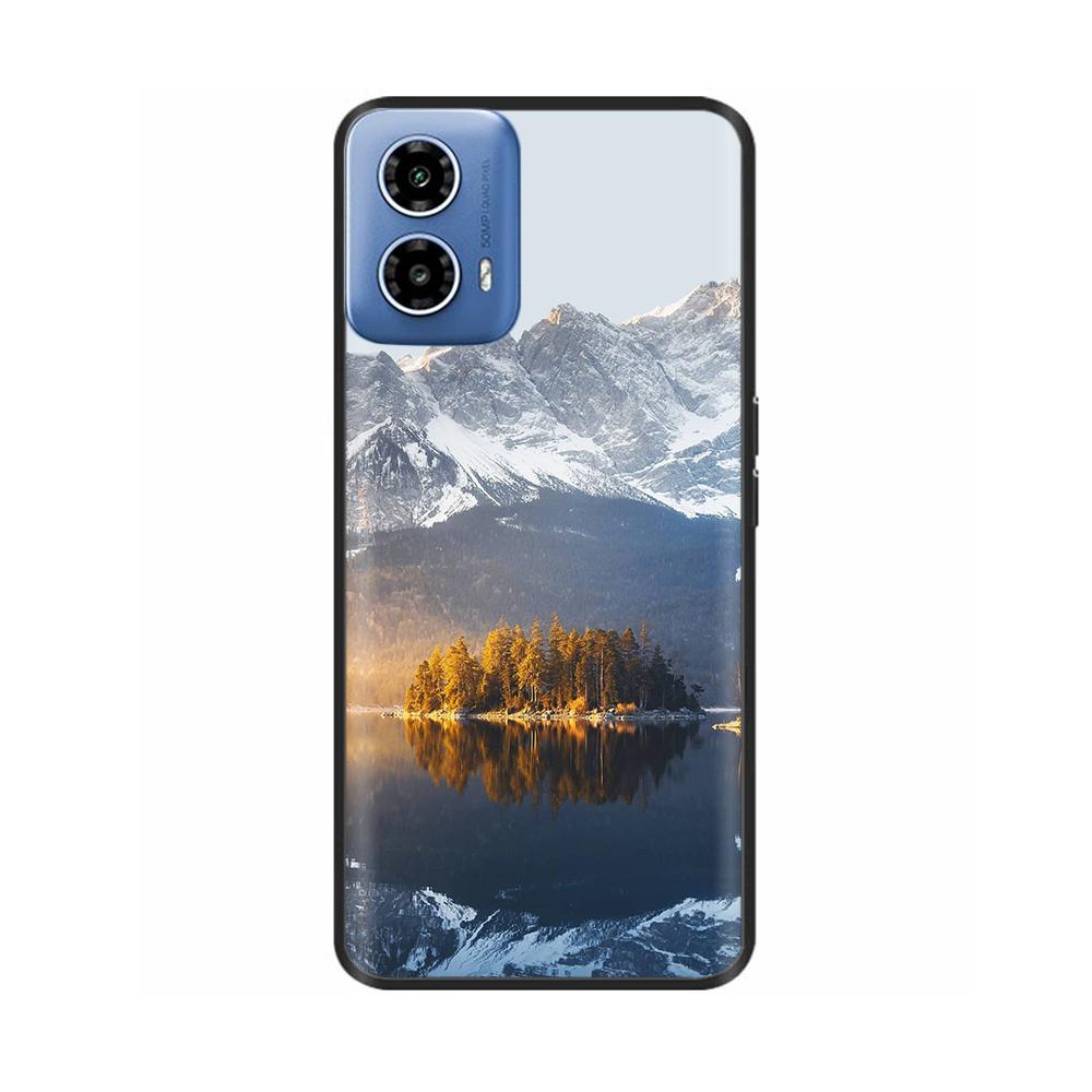 For Moto G34 5G Case Cover For Motorola Moto G34 Case motoG34 Soft Liquid Silicone Cartoon Phone Shell Protection Back Covers