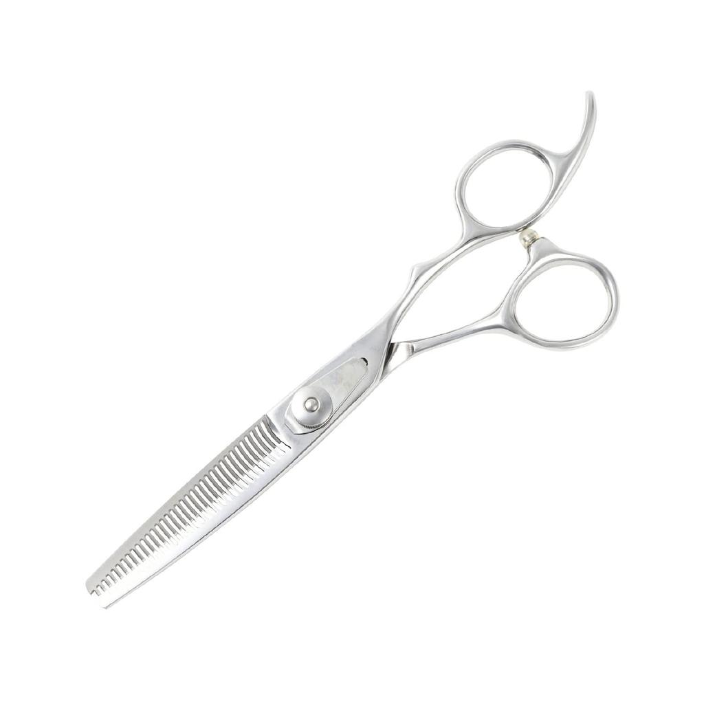DEEDS Haircutting Scissors for Home Thinning Shears Approximately Thinning by a Japanese Scissors Manufacturer Use, AX-02 (6.0 Inches, 15% Rate)