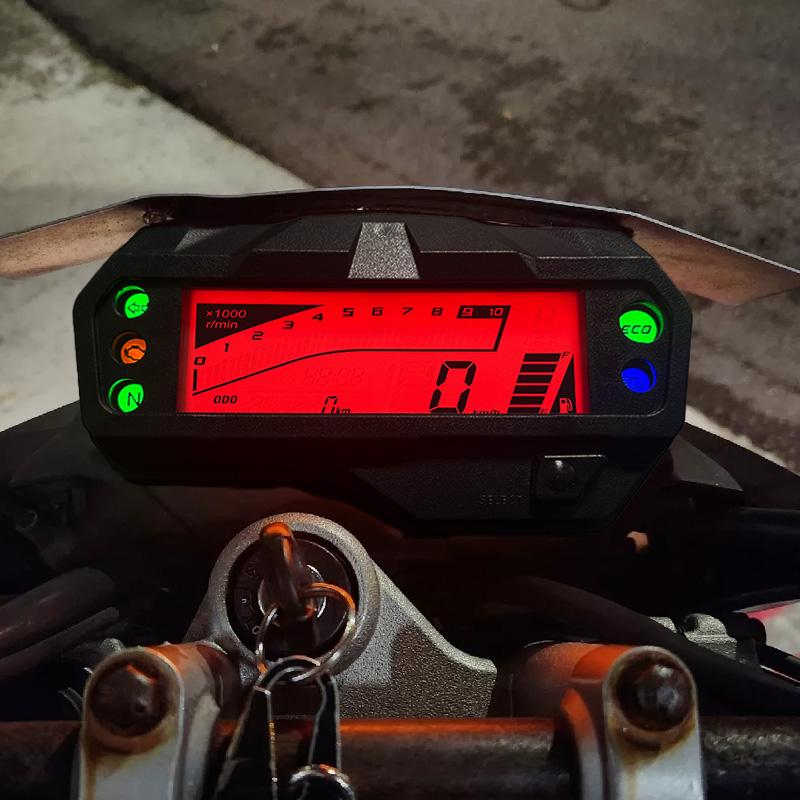 Accessoires Moto Numériques LCD d'Origine Compteur de Vitesse Kilométrage Compte-tours Tableau de Bord pour Yamaha FZ FI Fzs Fz s 150 2.0 V2