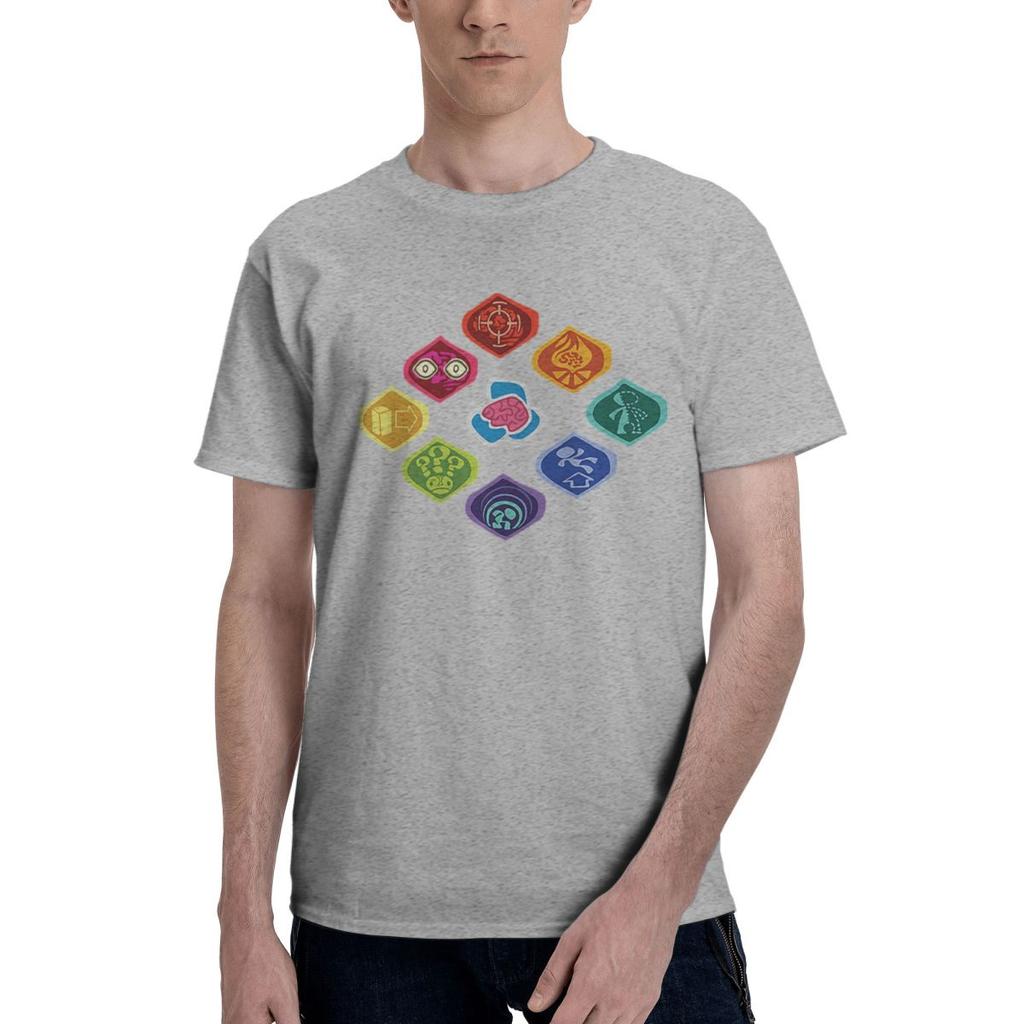 Psychonauts Man 100 Cotton Casual Breathable Confortable Summer Mens Clothing Deals Men TShirt