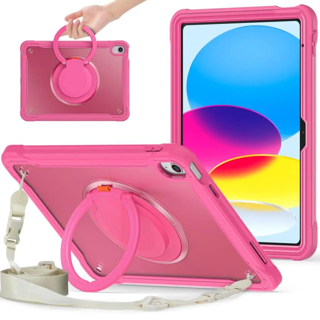 Für iPad mini 6 7 Hülle Sichere Kinder-Tablet-Abdeckung Für iPad 11 10 Pro 12.9 Air 11 13 4 5 9.7 Funda Mit Schultergurt