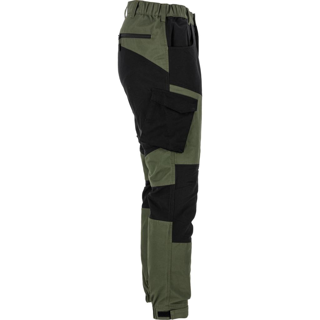 Green and Black Stretch Trousers, "", Ce, Lahti
