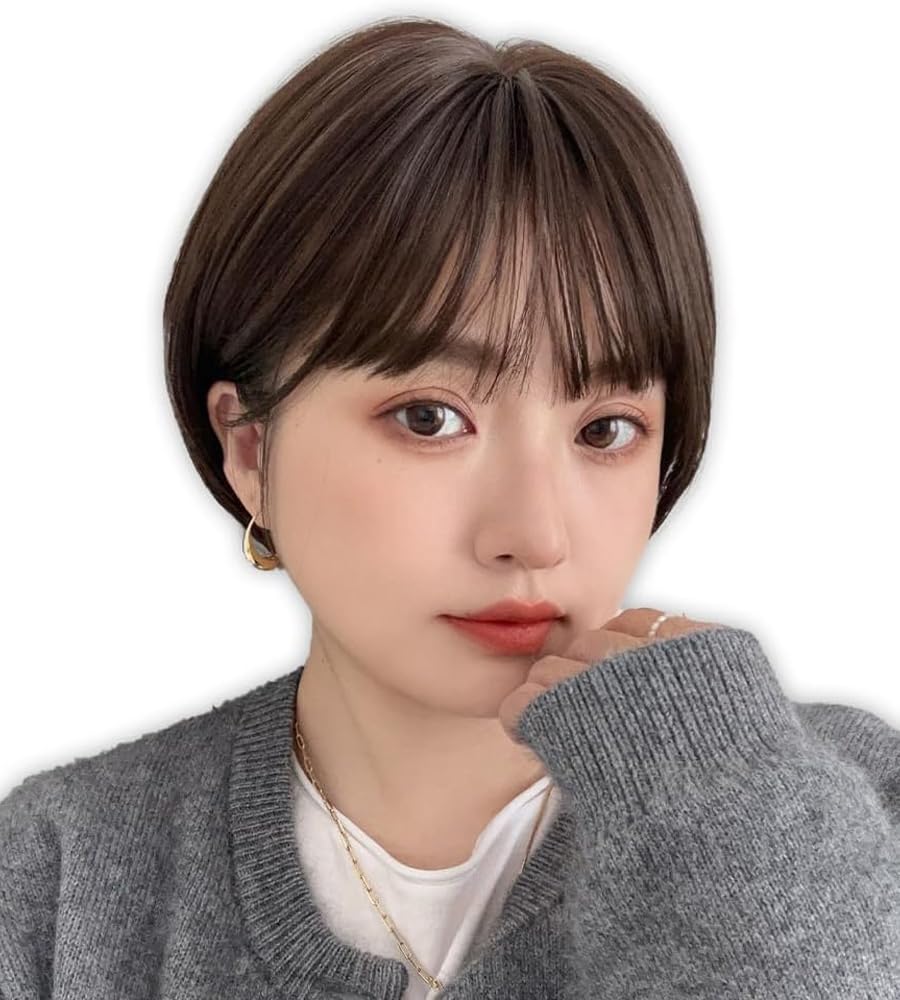 

Парик Bare Skin Cool to the Short Full [Brightlara], На ощупь, Боб, Женский, Парик, hf1956-CR-S