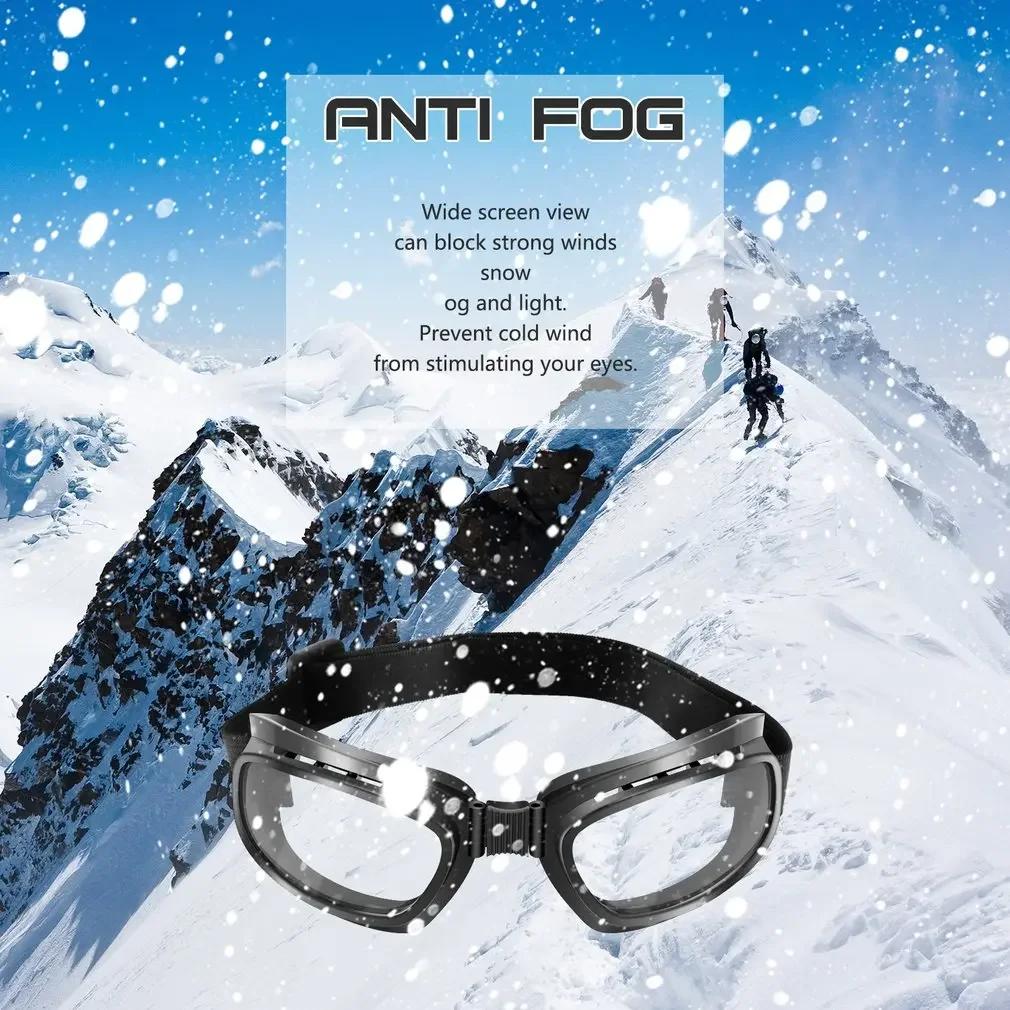 Cycling Sunglasses Dustproof Night Cycling Glasses Motorcycle Glasses Foldable Vintage Goggles For Motorcycling Day Night