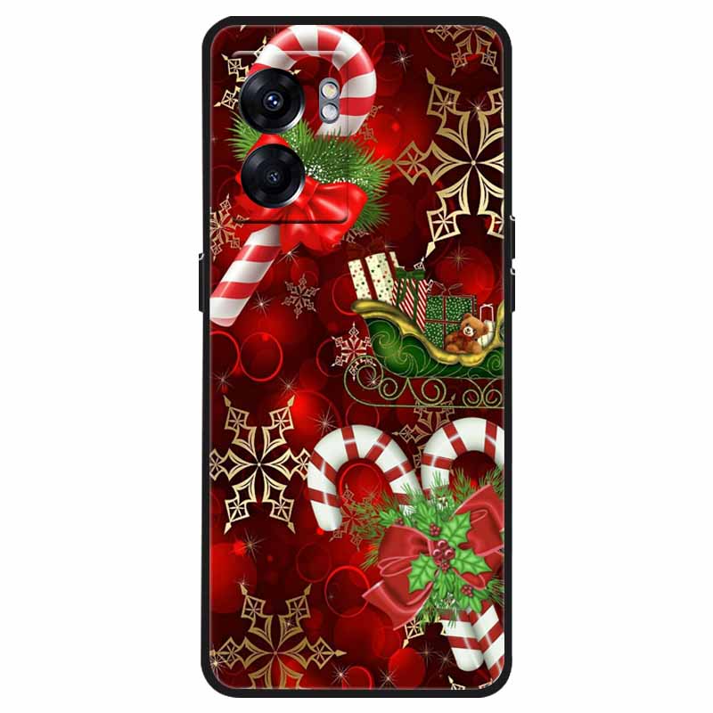 For OPPO Realme C33 Case C30s Christmas Silicone Soft TPU Cover Cases for Realme 9 Pro Plus Coque Realme8 5G New Year Gift Funda