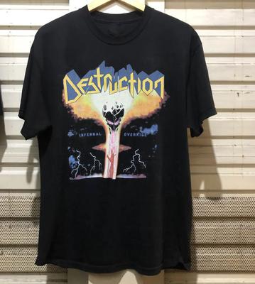Destruction Infernal Overkill Band Tour Adult Cotton Tee Shirt GS223 Unisex T-Shirt