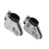 2Pcs Boat Top Hinged Jaw Slide Rail Mount 22mm 316 Stainless Steel Slide Hinged Marine Hardware with Nylon Bushing for