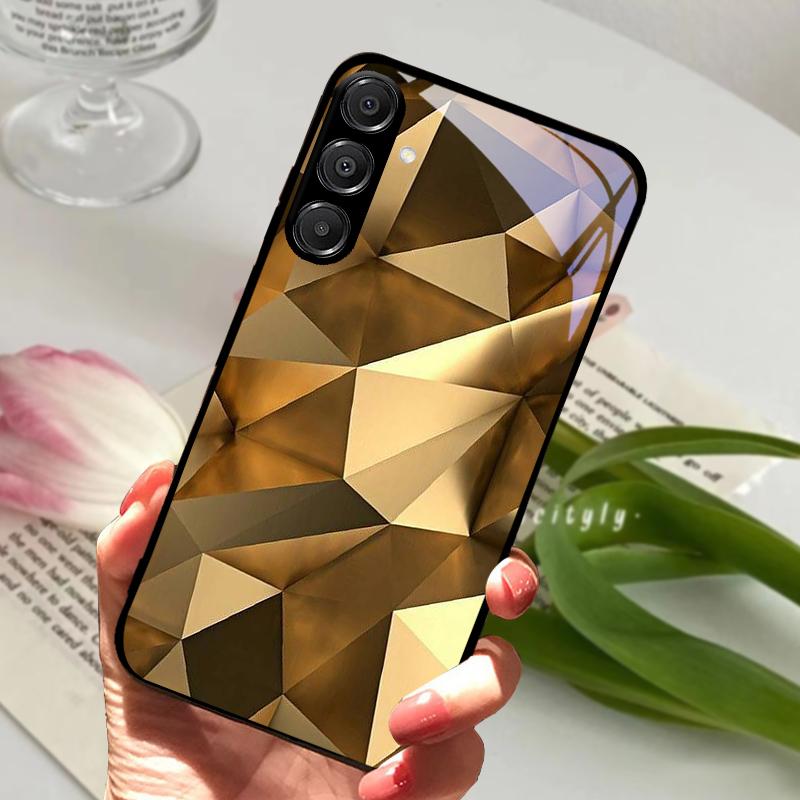For Samsung A26 5G Case Hard PC Tempered Glass Phone Cover For Samsung Galaxy A36 A56 5G Fashion Animal Glass Protector Cases