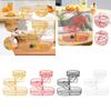 Fruit Basket 3 Tiered Vegetable Rack Kitchen Counter Multiuse Metal Fruit Bowl Organizer for Potato Snack Dining Room Table
