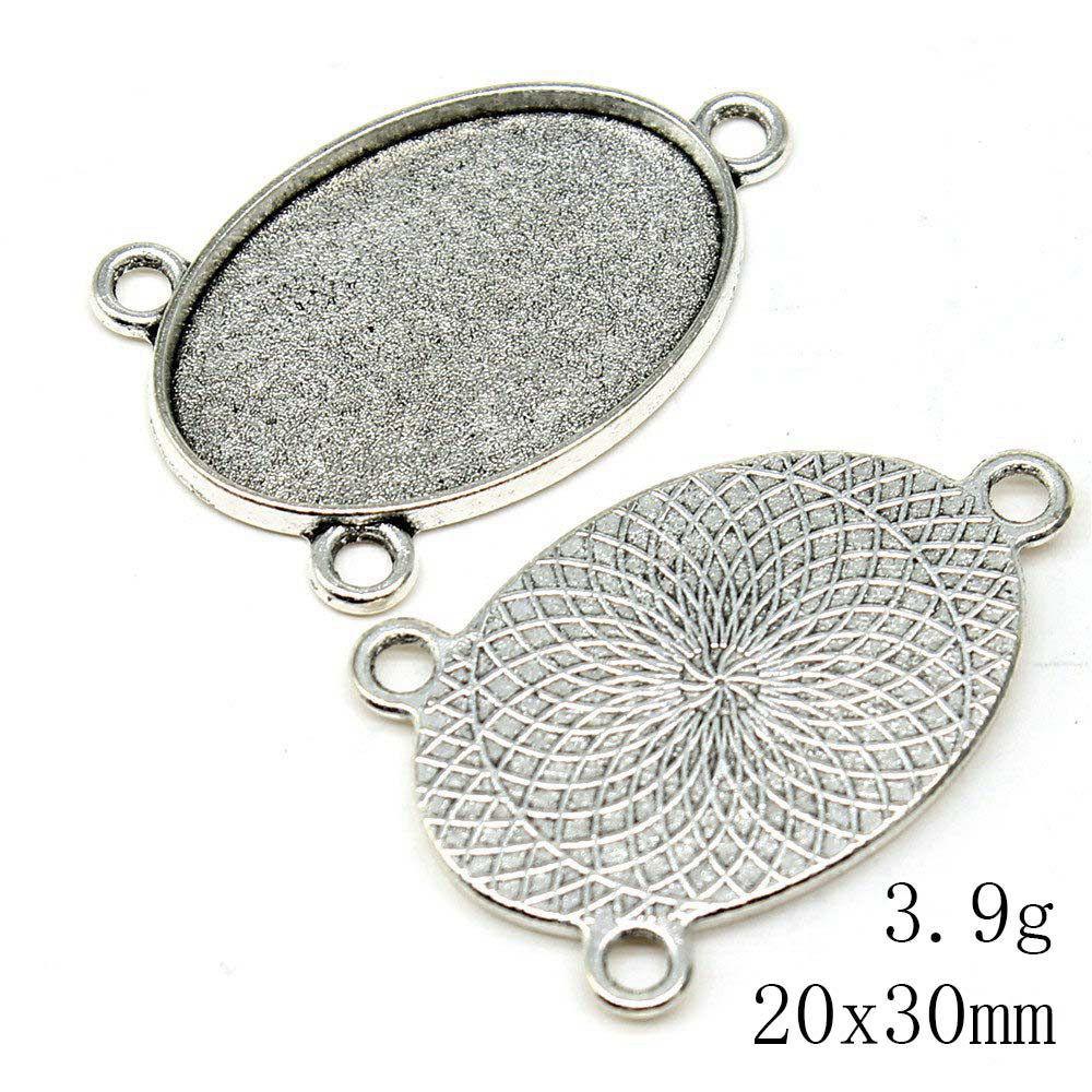 NewArrivals Accessories Jewelry Three-Hole Multi Size Glass Cabochon Base Setting Tray Accessories Parts Souvenir Men's Accessories