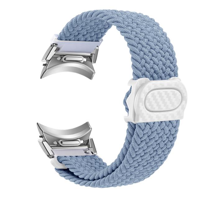 No Gaps Braided Band For Samsung Galaxy Watch 6 4 Classic/5 Pro/44mm 40mm 47mm 43mm Correa Nylon Bracelet Galaxy Watch 6 Strap