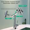 Basin Faucet Hot and Cold Bathroom Sink Multi-Mode Water Outlet Mechanical Arm Rotating Wash Basin Faucet