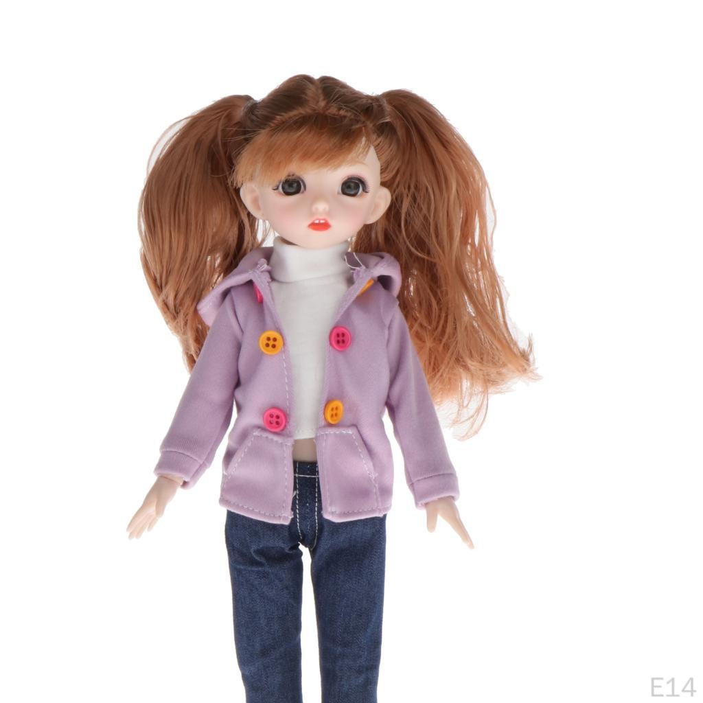 1 / 6 16 Ball Joints Girl Doll with Clothes