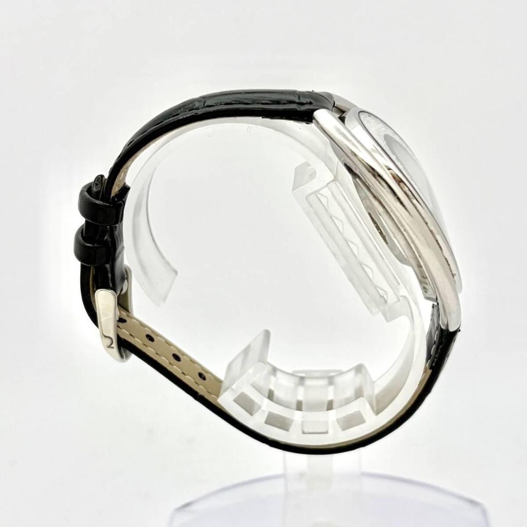 Used [New battery] SWAROVSKI Crystal Ladies Watch Silver 5181008 New Belt