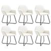Day and Night - Day and Night Dining Chairs 6 Units Cream Fabric