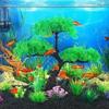 Plastic Aquarium Artificial Plants Lifelike Funny Cherry Blossom Tree Plants Undersea Simulation Water Grass