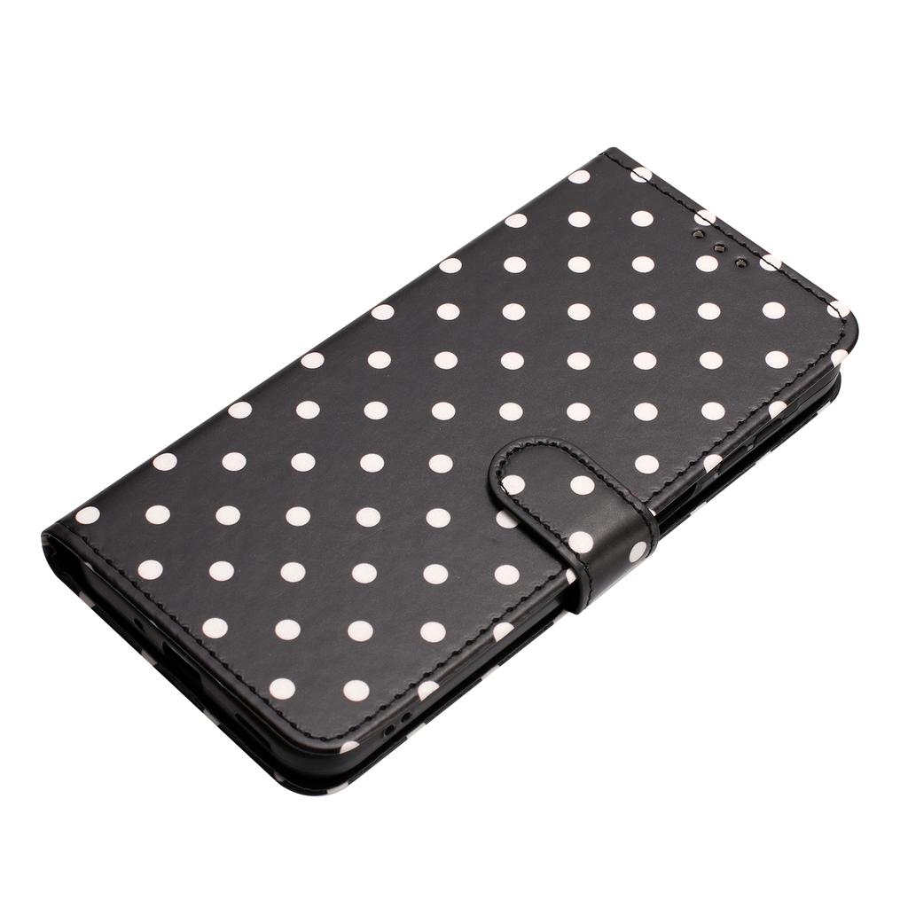 For Xiaomi Poco M8 5G/Redmi Note 15 5G (Global)/15 4G (Global) Leather Case Polka Dot Pattern Wallet Stand Folio Phone Cover