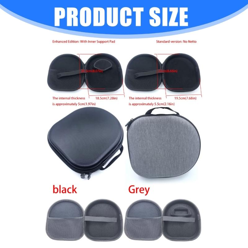 Durability EVA Carrying Case for SR60 80 125 225 325 M1M2 RA2 RS1 RS2E Headphones with Cable and Charger Storage