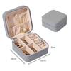 Portable Travel Jewelry Box Jewelry Organizer Display Jewelry Case Leather Earring Ring Necklace Storage Box