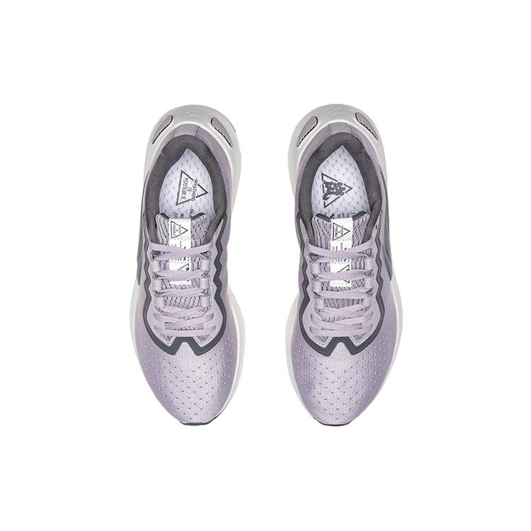 Li Ning Arashi Cushioning Slip Resistant Abrasion Resistant Low top Running Shoes Women's Raspberry Purple ARHR034-3