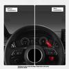 2pcs Carbon Fiber Car Steering Wheel ABS Shift Paddle Extension Shifters For GAC Trumpchi EMPOW GS8 Auto Accessories