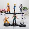 6pcs/Set Dragon ball Z Android No. 18 Son Goku Frieza Vegeta Kuririn PVC  Action Anime Figure Toys 10-12CM Decoration For Gifts