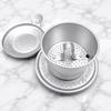 Aluminum Vietnamese Coffee Filter Vintage Coffee Drip Cup Easy To Clean Coffee Making Pot  Office