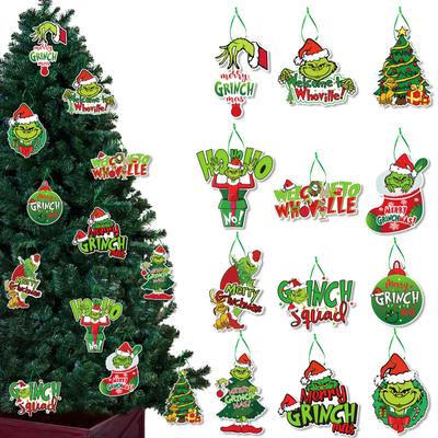 Funny Christmas Decorations For Adults, Funny Wooden Christmas Ornaments For 2024, - Christmas Tree Ornaments, Prank Exchange Ornaments