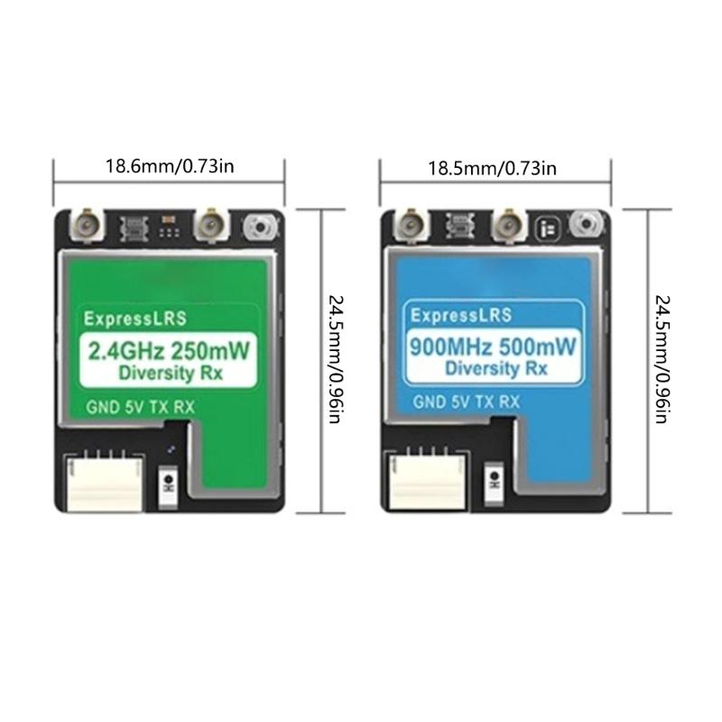 Diversity Receiver for iFlight ExpressLRS ELRS 500mW Receiver True Diversity RX 2.4GHz/868 915Mhz Easy Operations