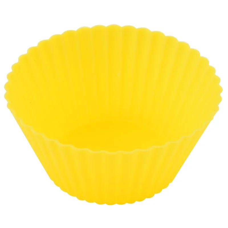 New 12 pcs Silicone Cupcake and Muffin Cup Cake Tool, Baking Silicone Mold for DIY Cupcake
