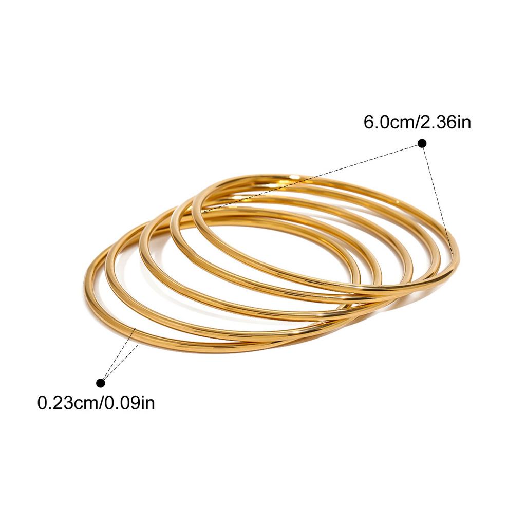 Yori High Quality Stainless Steel Metal Bracelet Bangle Waterproof Texture Personalized Unisex Jewelry Bijoux Wholesale