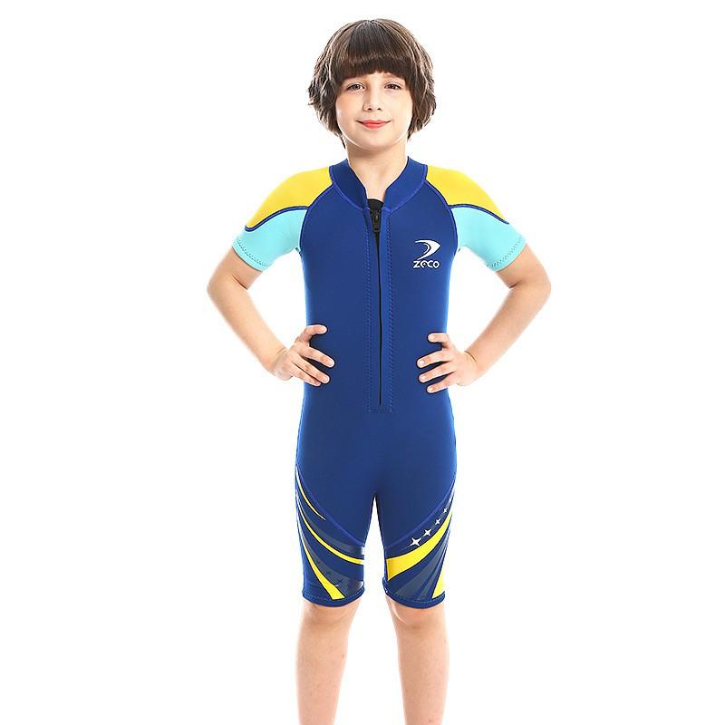 2.5MM Children's Diving Suit Small Middle Children One-piece Thick Warm Snorkeling Surfing Swimsuit Student