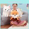 Tailed Long Fox Plush Toy Cartoon Stuffed Animal Doll Decorations Gift Kids