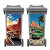 PVC Stickers Self-adhesive Decorative Stickers Decals for Trash Decoration Car 820x380mm