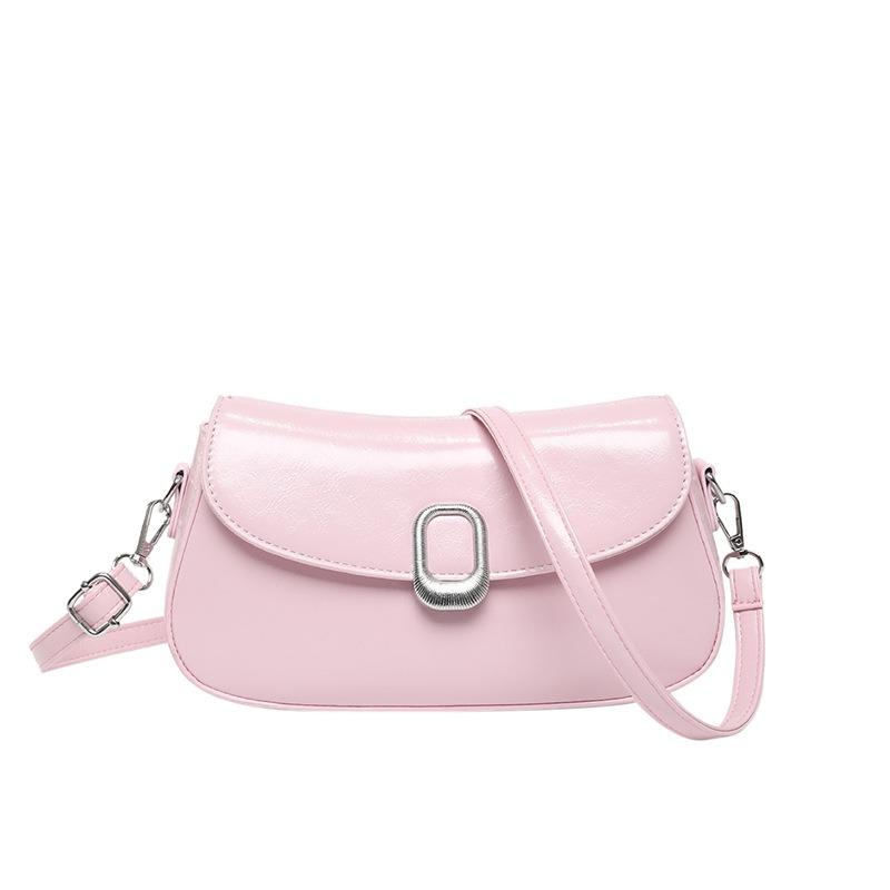 High-end fashion saddle bag women's new trend versatile messenger bag niche design casual women's bag