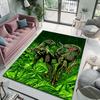 Two Dinosaurs Carpet for Living Room Bedroom Sofa Creative Doormat Home Decor Area Rugged Non-slip Mat Multiple Sizes