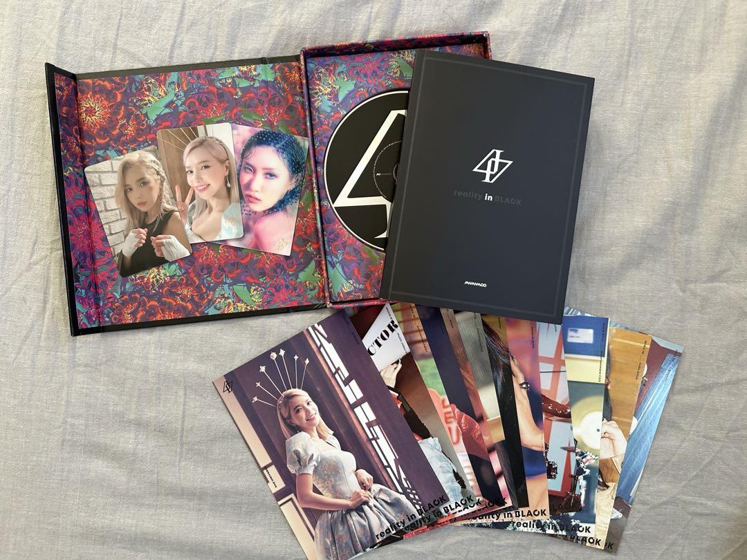 

[USED] MAMAMOO reality in BLACK album trading card