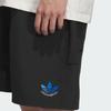 Adidas Originals City Skate Loose Fashion Soft Versatile Casual Sports Shorts Men shorts Black JN1667