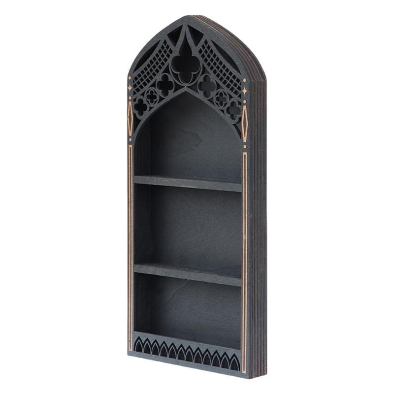 Elegant Multi Tiers French Shelf For Organizing And Decorating Boutique Aesthetic Agates Organizers Gothic Window