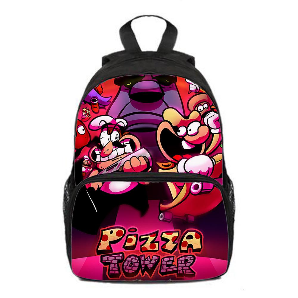 Jeu Pizza Tower, Sac à dos Pizza Tower, Sac à dos Pepperman, Sacs d'école primaire