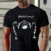 Men T-Shirt Passion Car Graphic Motorcycle Cotton O-neck Short Sleeve T Shirt Hip Hop Streetwea