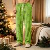 Herren Casual Strickhose mit weihnachtlichem Print, Farbe und Taschen für die Feier