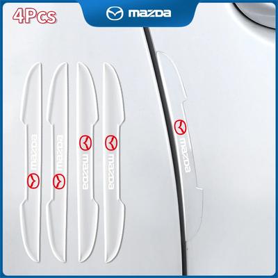 4PCS Car Door Transparent Bumper Guard Anti-Collision Protector For Mazda 5 6 Axela CX-5 CX-7 MX-5 Auto Decoration Accessories